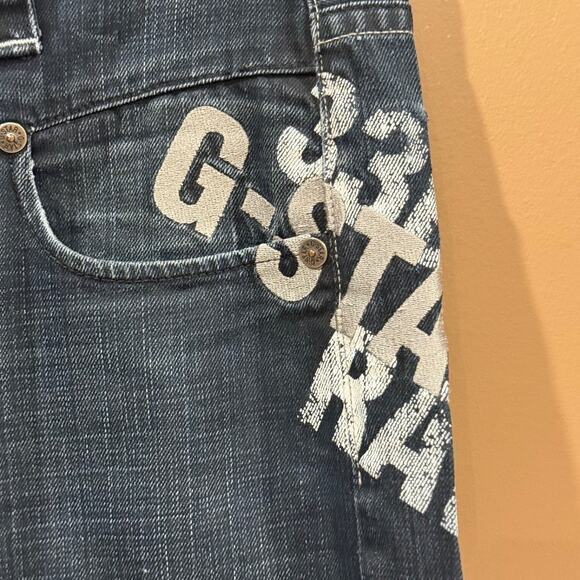 G STAR Raw Jeans Mens Radar Cover Loose Country Embro 34x30 Baggy JNCO Style - Picture 3 of 12